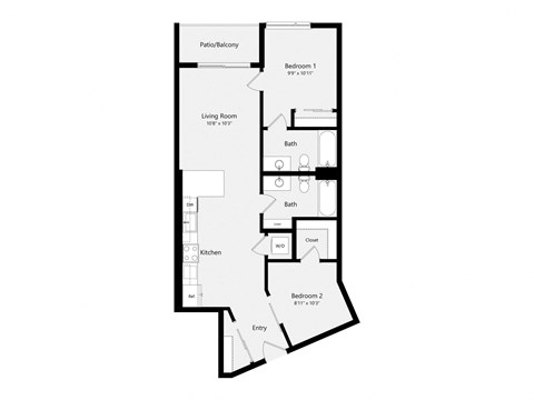 this floor plan is an approximation of a floor plan for a 208 sq ft